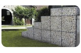 Mur Gabion en 3D en escalier