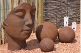 SPHERE PLEINE CORTEN