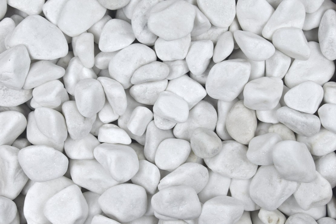 Sac 20 kg Galet Marbre Blanc Athena  40/60