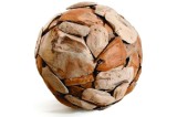Boule décorative pour l'extérieur en teck