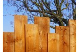 Zoom sur palissade bois Bruut