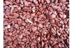 gravier rouge concassé 6/10 mm