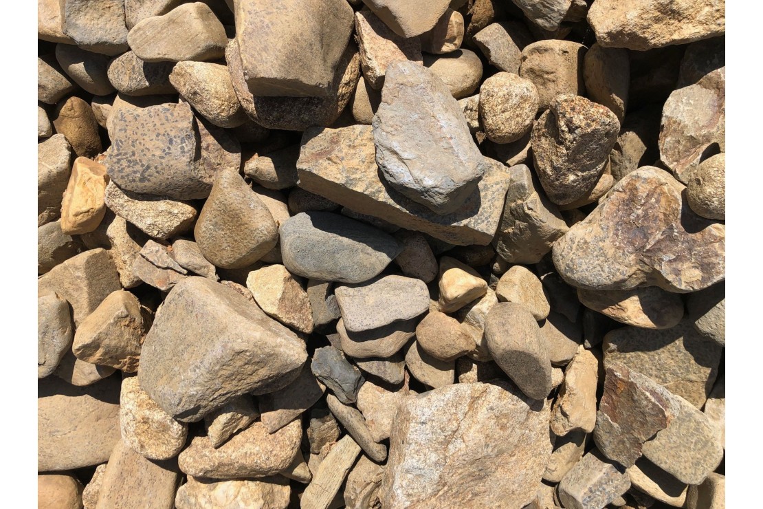 Pierre multicolore pour gabion 60/100 mm