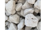 Roche pour gabion blanc beige