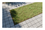 Dalle stabilisatrice pour pavés à combiner avec la dalle gazon pour des allées solides et esthétiques