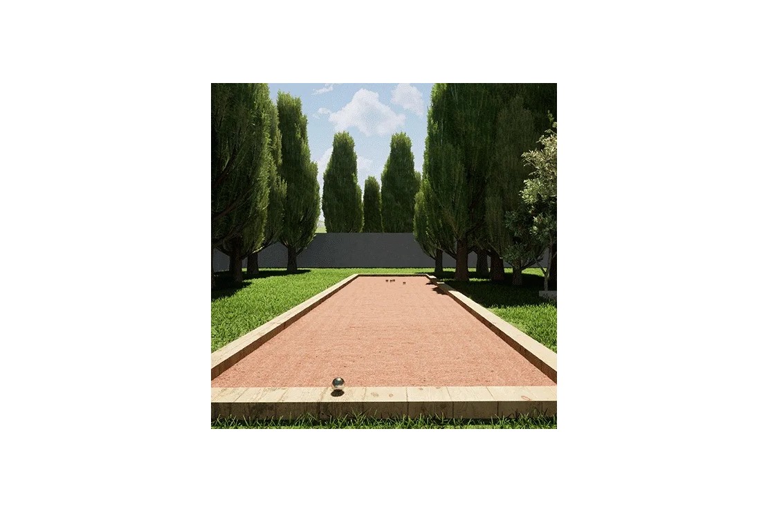 Kit terrain pétanque en "multiboutiques"