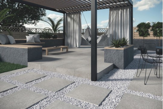 Dalle céramique Anthracite