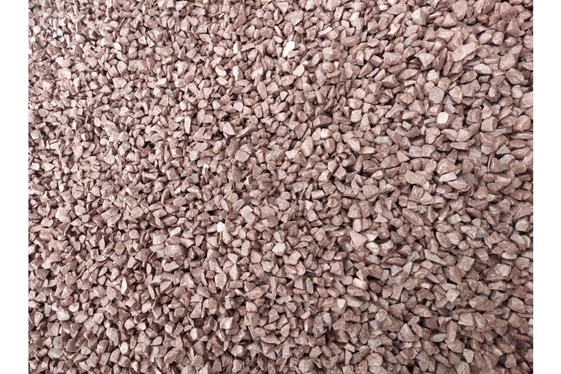 Gravier concassé rouge du Touquet