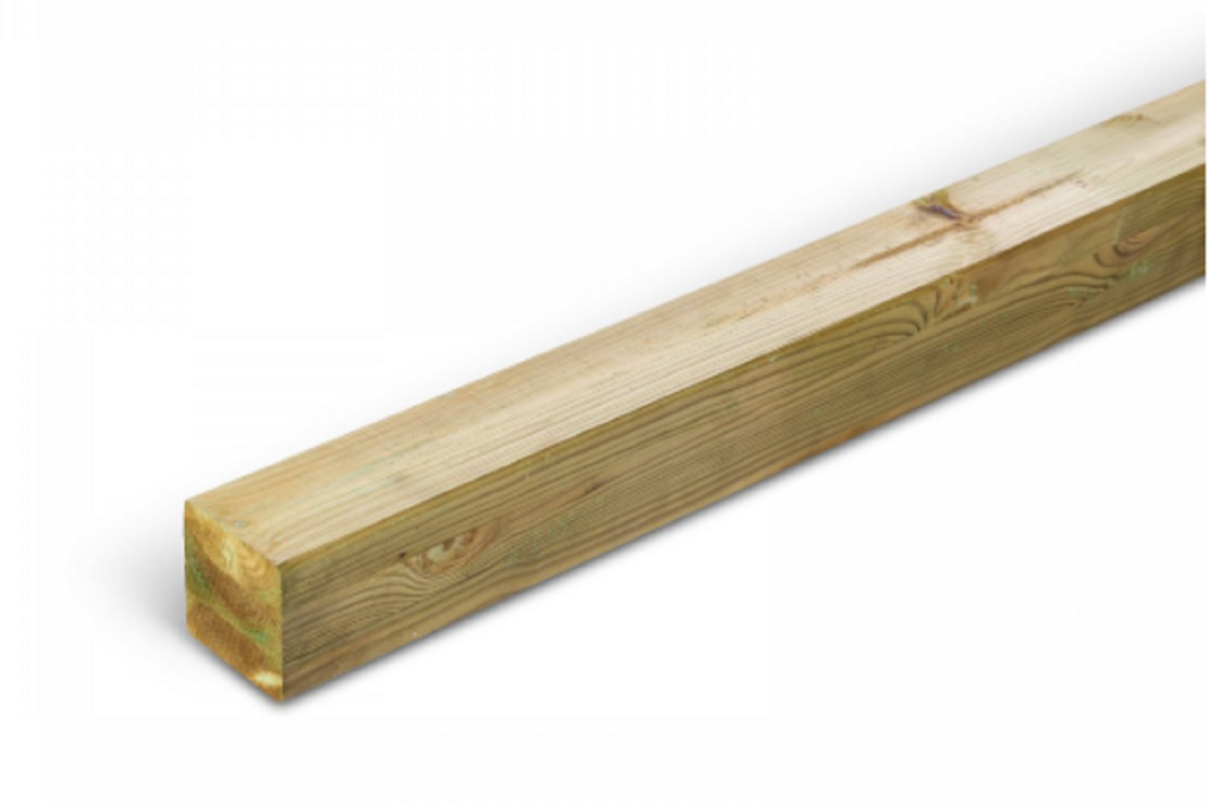 Poteau pin vert 9x9x235 cm