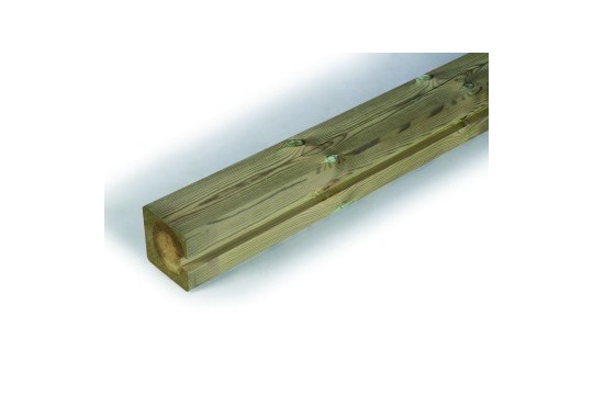 Poteau départ  9x9x235 cm rainures 2.1cm