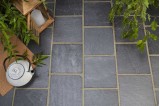 Terrasse Pavé ardoise noire clivée