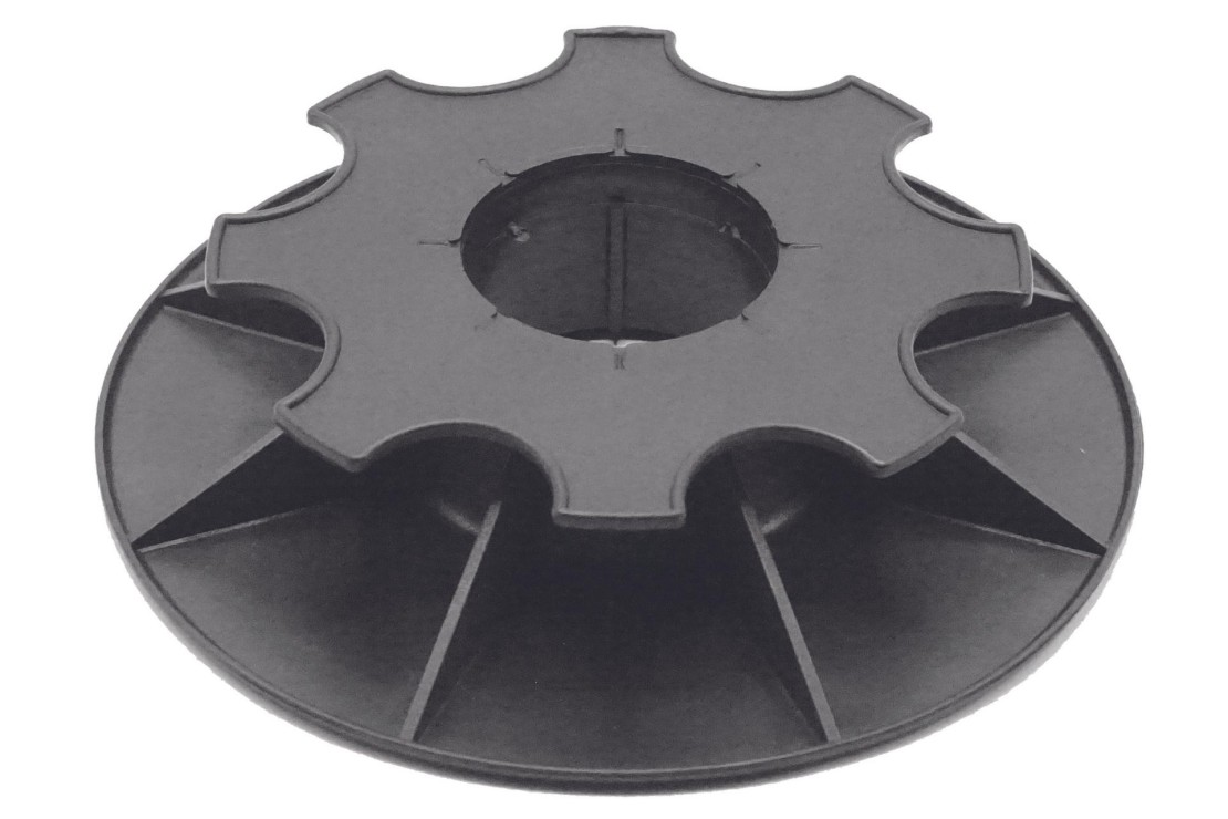 Base plot terrasse réglable H 3,5 - 5 cm