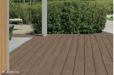 Lame de terrasse composite effet bois DFDF162 alvéolaire 4 m