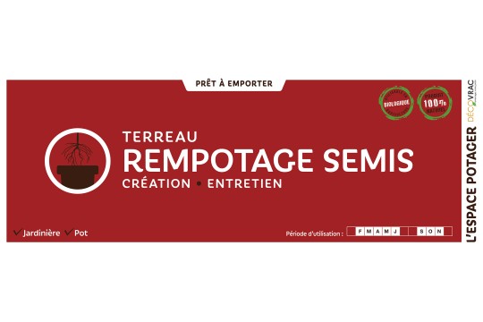 Terreau spécial rempotage ou semis