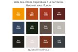 Jardinière Gaïa gris anthracite