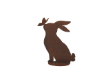 Lapin à Poser Déco Jardin H.31 cm