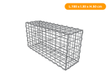 Cage gabion 100x30x50 cm