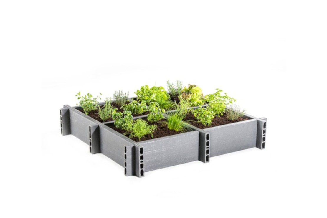 Carré potager Garden Box 120x120x20 cm
