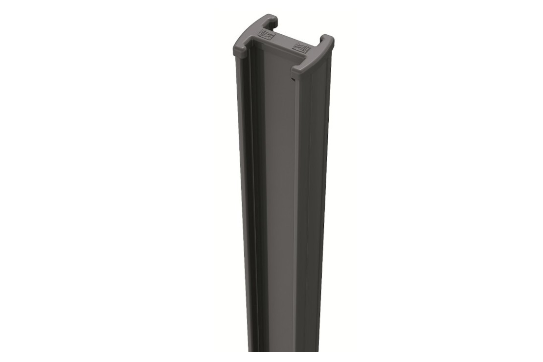 Poteau acier vert Wiclip