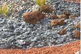 Paillage Ardoise Bleue 30/60 en massif