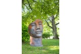 Visage Homme demi rouille 115 cm