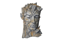 Tête Homme pour déco extérieure
