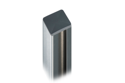 Poteau alu H.260 cm avec son chapeau