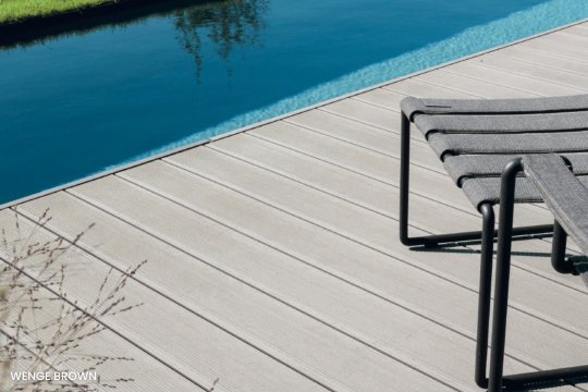 Lame de terrasse composite DFD162 alvéolaire double face 4 m