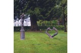 statue Coeur pour terrasse