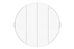 Grille barbecue pour bol à feu