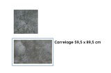 Carrelage effet pierre bleue 2 formats au choix