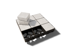 dalle plastique pour 9 pavés pavea