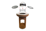 Brasero et ses accessoires