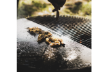 Cuisson mixte; plancha et barbecue