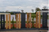 Plaque Pleine Ardoise Noire en brise vue