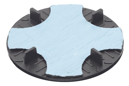 Tête de plot terrasse céramique adhésive