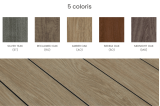 Lame de terrasse composite effet bois DFDF162 alvéolaire 4 m