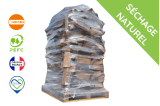 Bois de chauffage 40 cm en palette de 2 m³ (soit 1,8 stère)