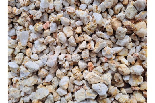 Gravier quartz blanc 8/16 mm