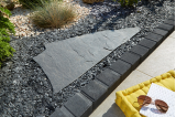 Bordure béton en forme de pavés pour délimitations