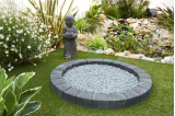 Bordure en arrondi pour contour d'arbre