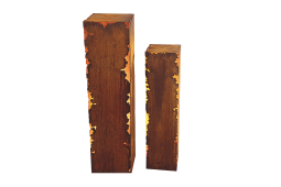 colonne style corten 2 hauteurs