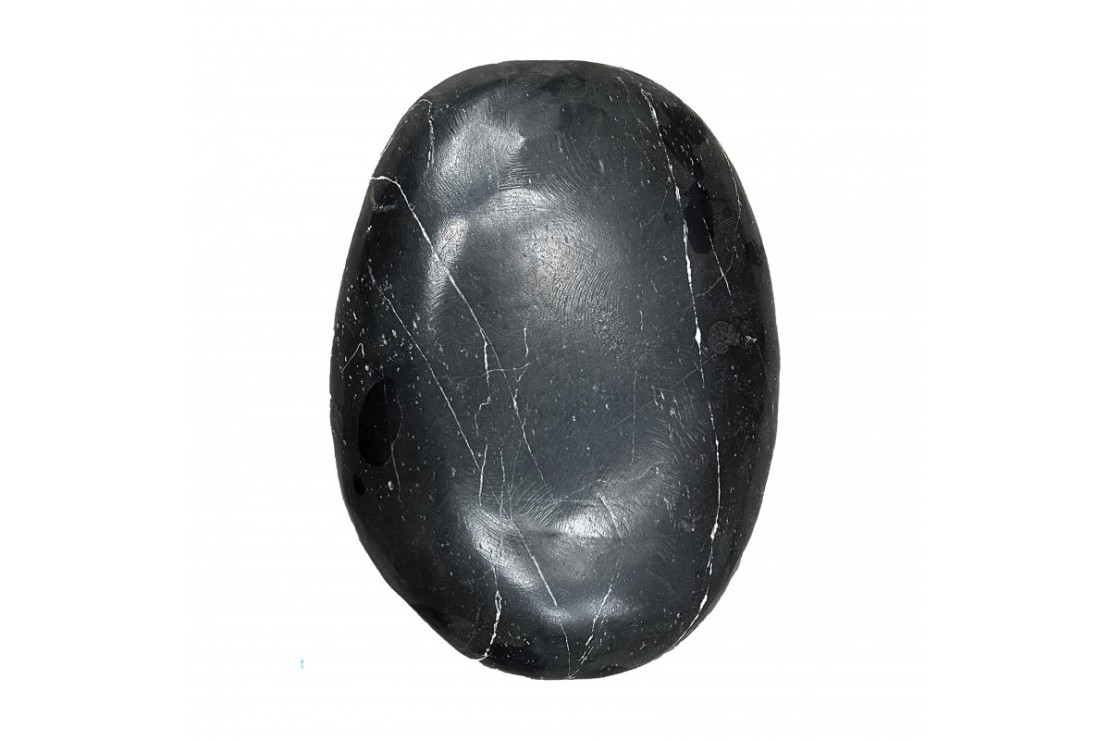 Galet décoratif pour le jardin Noir poli