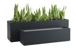 Jardinière Gaïa gris anthracite