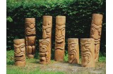 Totem Tiki Haka H. 100 cm