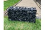 Gabion Noir dans le jardin 