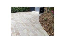Pavé extérieur en calcaire Sahara