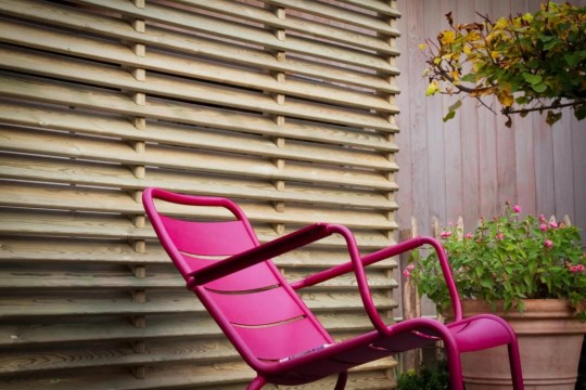 Panneau Bois Persienne Stora 176x176 cm