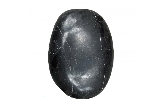 Galet décoratif pour le jardin Noir poli