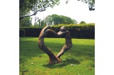 Statue "Tristan et Yseult Coeur" H.102 cm